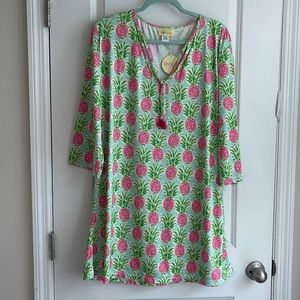 NWT Viv & Lou Tropical Print Dress Size XL
